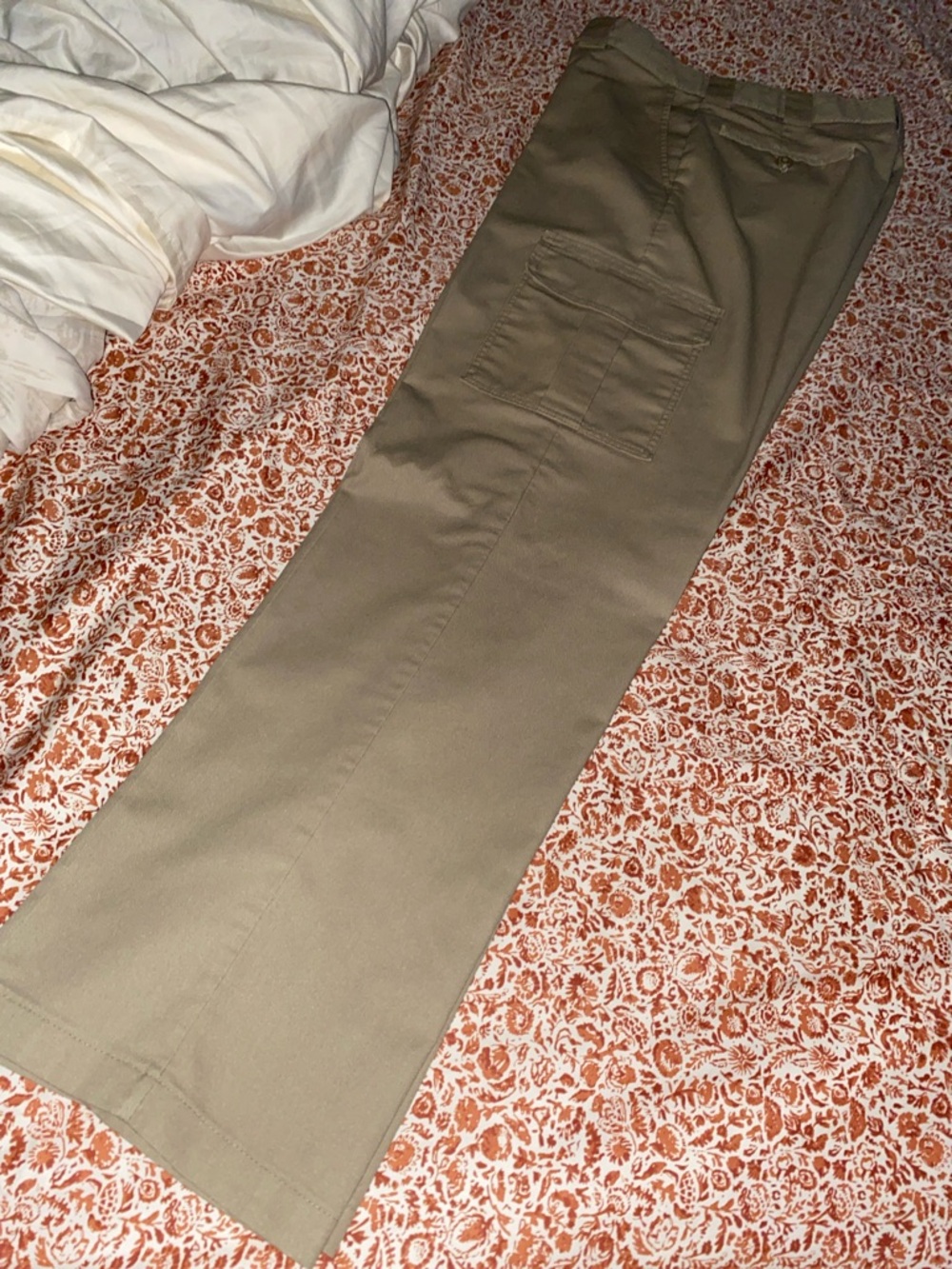 Dickies Black Cargo Pants with Side Flap Pocket
